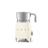 Smeg MFF11CREU Milchaufschäumer, 600 ml Karaffe, Induktionssystem, 6 Programme + manuelle Funktion, Messkappe, 500W, Creme