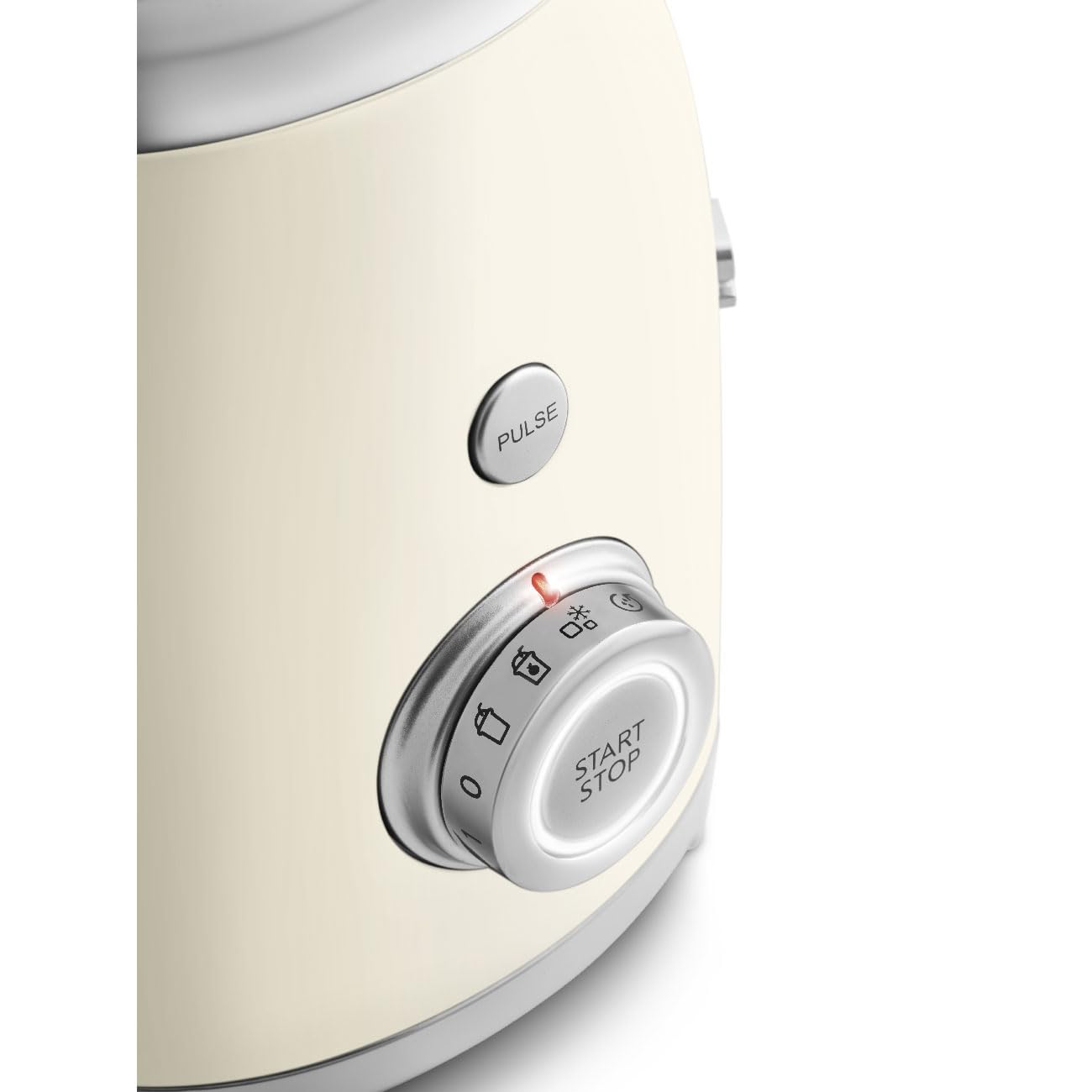 Smeg BLF03CREU Standmixer, 1,5L, 800W, 4 Stufen, 4 Programme, abnehmbare Doppelklinge, Deckel mit Dosierkappe, rutschfest, Creme