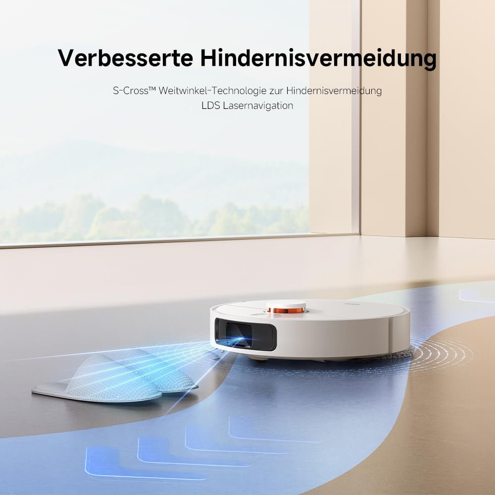 Xiaomi Robot Vacuum X20+ Saugroboter, 6000Pa, Absaugstation mit 4L Frisch-/Altwassertank, 2 Auto-Trocknungs-Wischmops, 280m² Reichweite