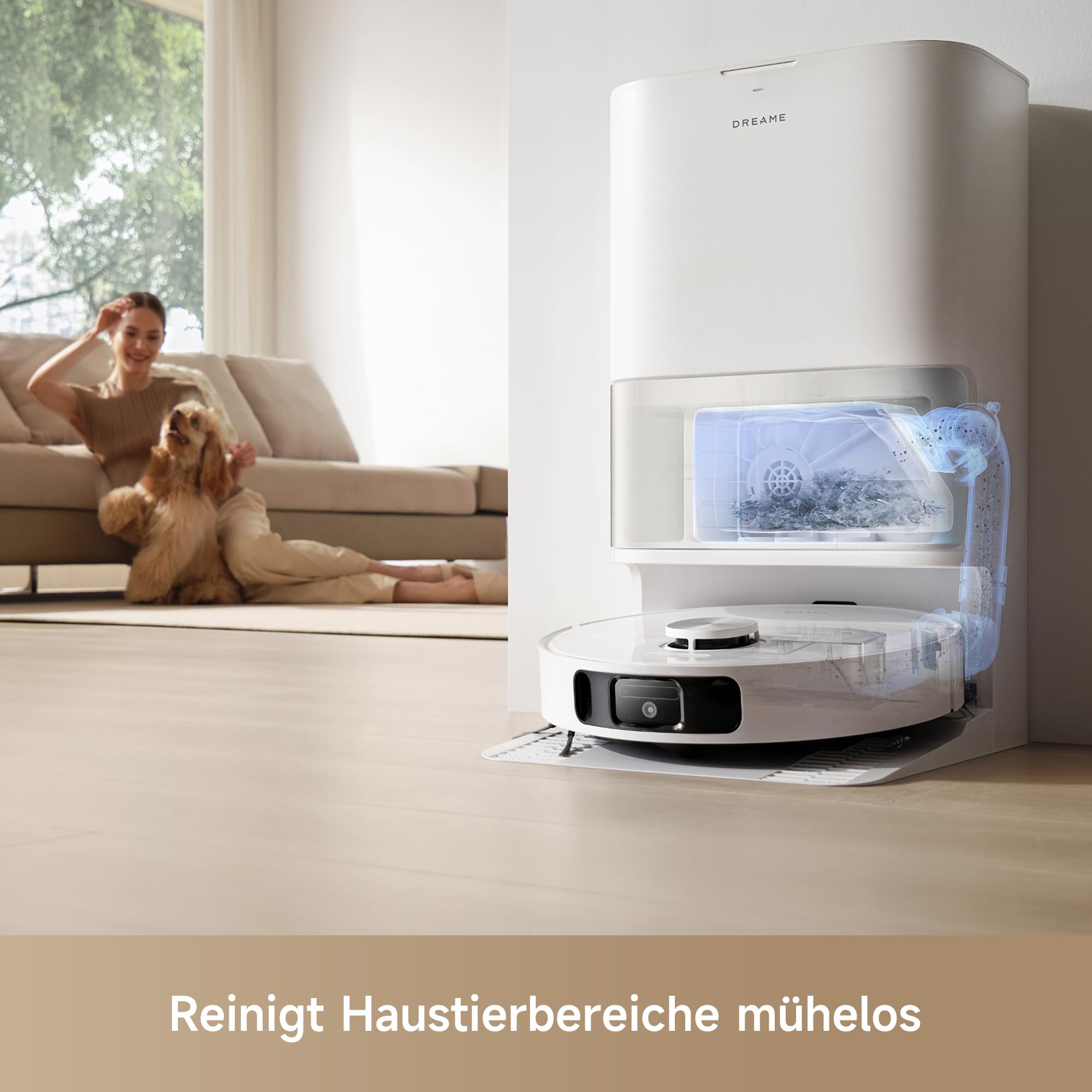 Dreame L10s Ultra Gen 2 Saugroboter mit Wischfunktion, MopExtend™ RoboSwing, 10.000Pa Vormax™-Saugkraft, Haustiermodus, Auto-Basisstation